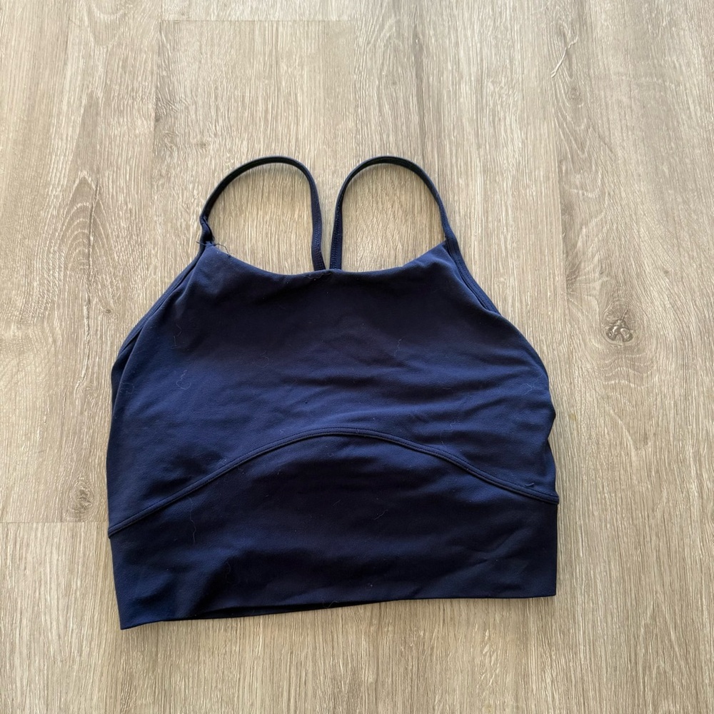Navy Blue Sports Bra